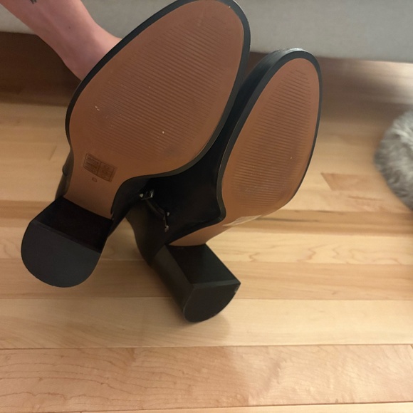 BNIB Madewell Leather Selina Tall Boot Black -8 - Picture 9 of 9